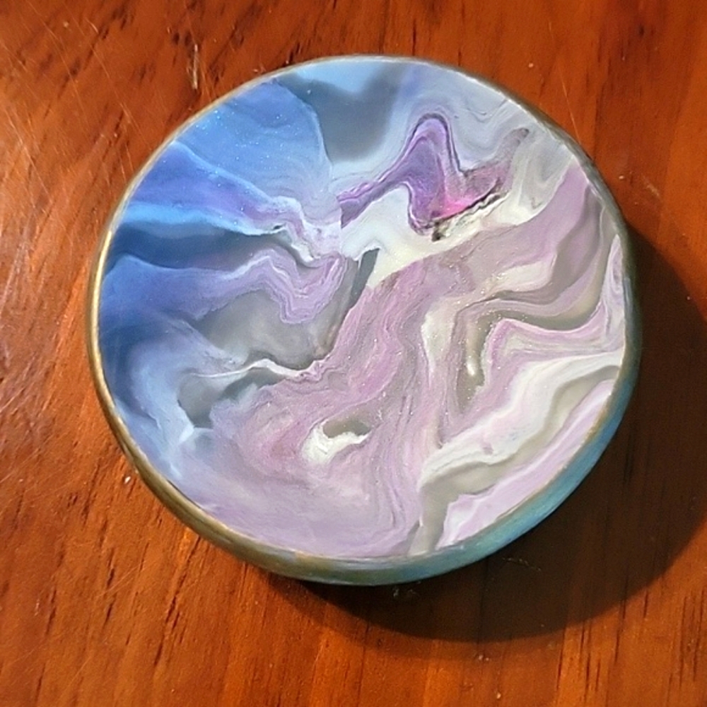 Studio Art Small Swirled Pottery Bowl